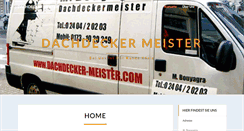 Desktop Screenshot of dachdecker-meister.com