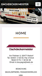 Mobile Screenshot of dachdecker-meister.com