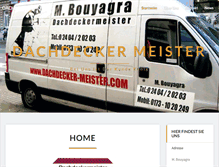 Tablet Screenshot of dachdecker-meister.com